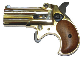 Noris Twinny, vergoldet, 2x 9mm R knall