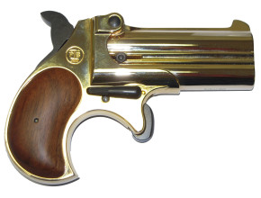 Noris Twinny, vergoldet, 2x 9mm R knall