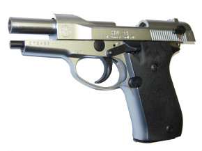 Weihrauch HW 94, vernickelt Kunststoffgriff, 9mm R