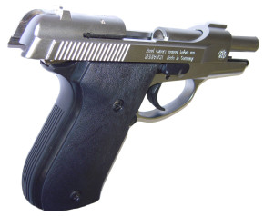 Weihrauch HW 94, vernickelt Kunststoffgriff, 9mm R