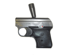EM-GE 61 Startpistole Kaliber 6mm / matt brüniert mit Zusatzlauf