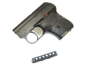 EM-GE 61 Startpistole Kaliber 6mm / matt brüniert mit Zusatzlauf