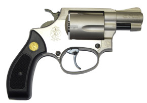 Smith & Wesson Chiefs Special, vernickelt, Kunststoffgriffschalen