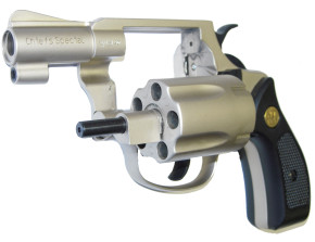 Smith & Wesson Chiefs Special, vernickelt, Kunststoffgriffschalen