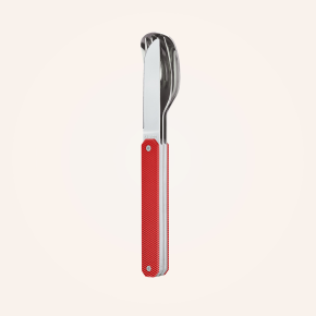 Besteck 12:34 Aluminium rot