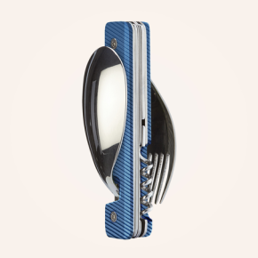 Multi Besteck 13:25  Aluminium blau