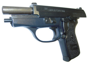 Melcher Sig Sauer P239 brüniert, Kunststoffgriff