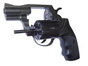 Gasrevolver Geco Modell 890, brüniert mit Kunststoffgriff, 9mm RK