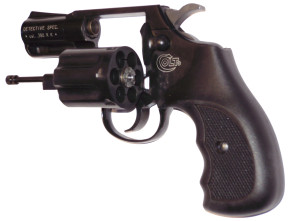 Colt Detective Special brüniert, Kunststoffgriffschalen