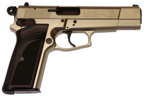 Browning GPDA9 vernickelt, Kunststoffgriffschalen cal. 9 PAK