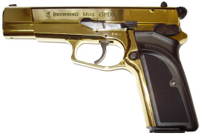 Freie Waffen Browning GPDA 9 Gold Finish, Kunststoffgriffschale
