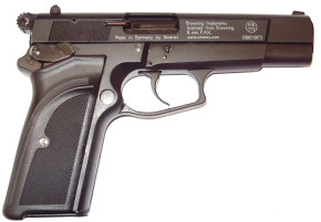 Browning GPDA 9 brüniert, Kunststoffgriff