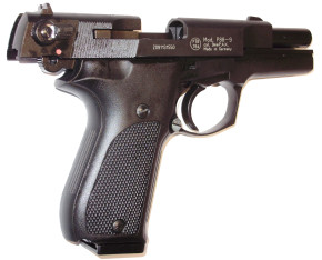 Walther P88 Compact, brüniert Kunststoffgrif, 9mm P.A.K.