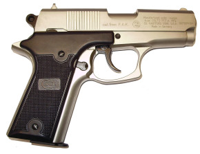 Colt Double Eagle Combat Commander vernickelt, Kunststoffgriff