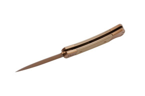 Herbertz Taschenmesser Titanbeschichtung Rosengold D2, Small, Sand