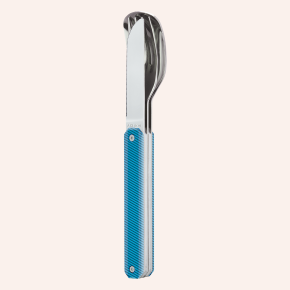 Besteck 12:34 Aluminium lagunenblau