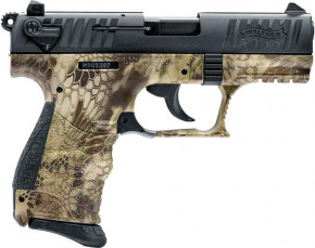 Walther P22Q, 9 mm P.A.K. - Kryptek, Signalpistole