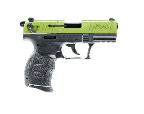 Walther P22Q, Team Edition grün/schwarz, 9mm P.A.K.