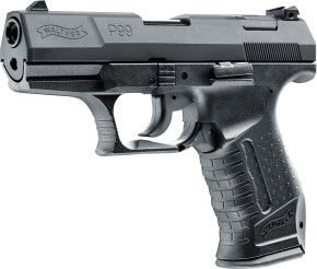 Walther P99, brüniert Stahlschlitten, 9mm P.A.K.