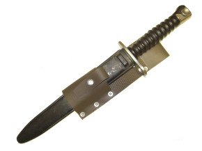 Schweizer Bajonett M57 M. Schuh Oliv Gebr.