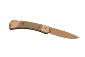 Herbertz Taschenmesser Titanbeschichtung Rosengold D2, Small, Sand