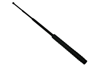 Teleskopabwehrstock schwarz, 53 cm lang