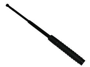 Teleskopabwehrstock, schwarz, 39 cm lang