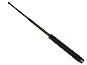 Teleskopabwehrstock silber, 53 cm lang