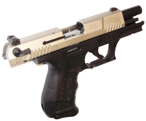 Walther P22, vernickelt, 9mm P.A.K.