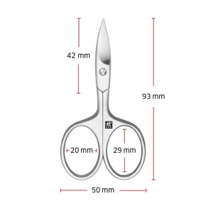 Zwilling Nagelschere, Edelstahl mattiert