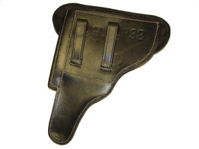 Passform Pistolentasche für Pistole P 38 echt Leder (Repro)
