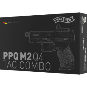 Walther PPQ M2 Q4 TAC Combo 4.6" Set cal. 4,5 mm (.177) Diabolo Luftpistole