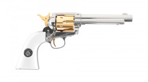 Colt SAA Smoke Wagon 4,5 mm (.177) BB, CO₂, < 3,0 J, Nickel-Finish