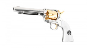 Colt SAA Smoke Wagon 4,5 mm (.177) BB, CO₂, < 3,0 J, Nickel-Finish