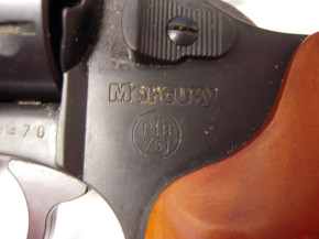 Signalrevolver Mercury M1 mit Holzgriff