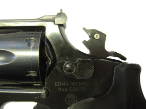 Sammlerrevolver Erma EGR 77 lang, 9mm R Knall