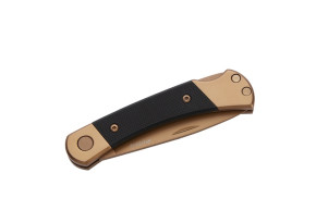 Herbertz Taschenmesser Titanbeschichtung Rosengold D2, Small, Black