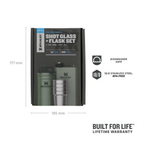 ADVENTURE SHOT & FLASK GIFT SET 236 ml