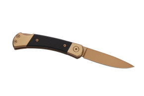 Herbertz Taschenmesser Titanbeschichtung Rosengold D2, Small, Black