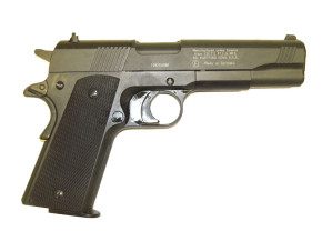 Colt Government 1911 A1, brüniert, 4.5mm Diabolo Co2