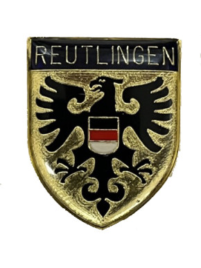 Ansteck Pin Reutlinger Wappen Blau