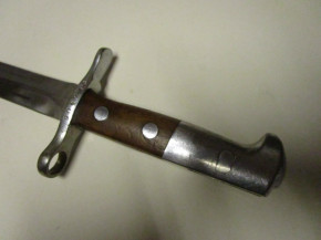 Schweizer Bajonett für Karabiner K 31 mit Koppels