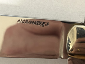 R.Matthes vierteiliges Bauernmesser mit Hirschhornschalen