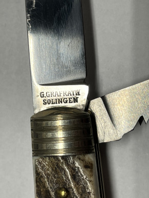 3 teiliges Jagdmesser von G.Gräfrath