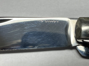 R.Mattes vierteiliges Bauernmesser mit Hornschalen