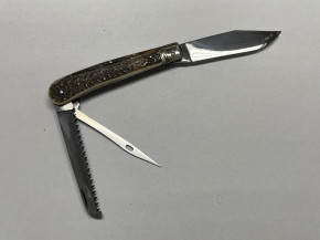 Bauernmesser mit Hirschhorngriff von KVT
