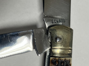 Bauernmesser mit Stempel Schmid