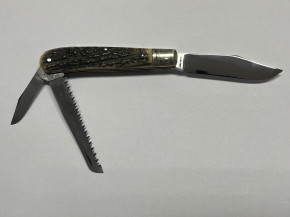 Bauernmesser mit Hirschhorngriff von KVT