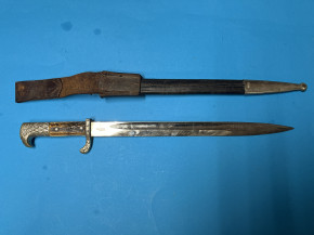 Historischer deutscher Hirschfänger / Jagddolch – Mühlenfeld Barmen – Adlerkopf – nummerngleich Nr. 116