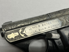 ME 8 Detective Signalpistole Graviert Einzelstück